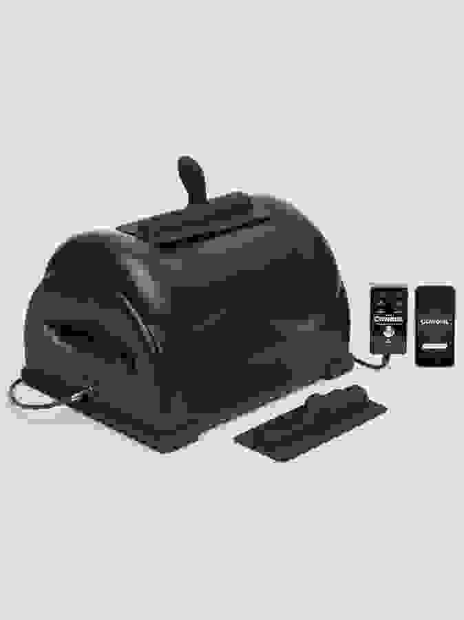 The Cowgirl Premium Remote and App Controlled Riding Sex Machine, Black, hi-res